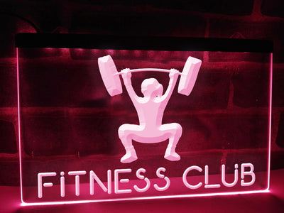 Fitness Club Illuminated Sign