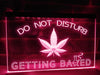 Getting baked Cannabis pink neon sign 