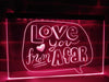 Love You From Afar Illuminated Sign