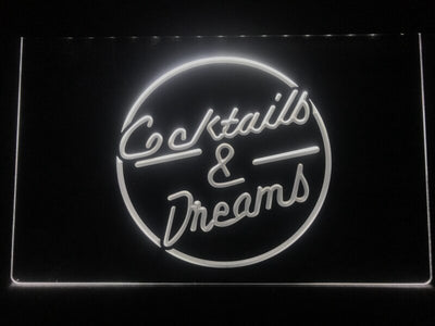 Cocktails & Dreams Illuminated Sign