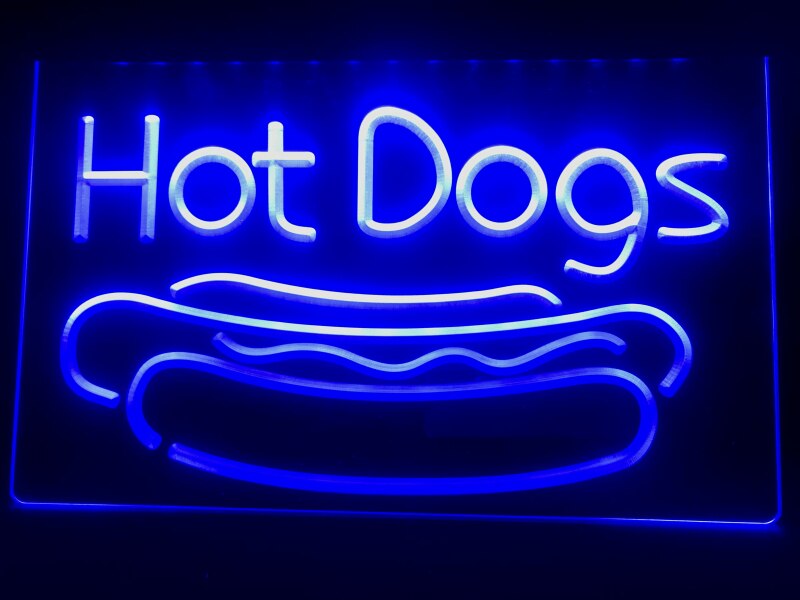 Hot Dogs Illuminated LED Sign