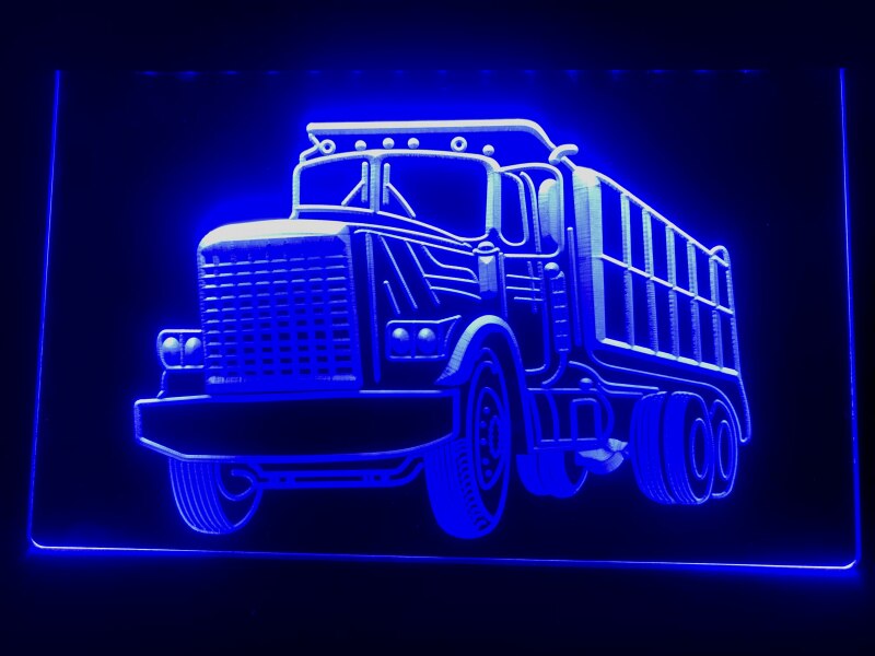 Dumper Truck Illuminated Sign