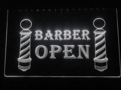 Barbershop Open Illuminated Sign