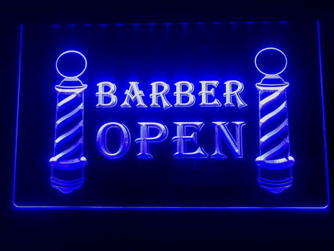 Barbershop Open Illuminated Sign