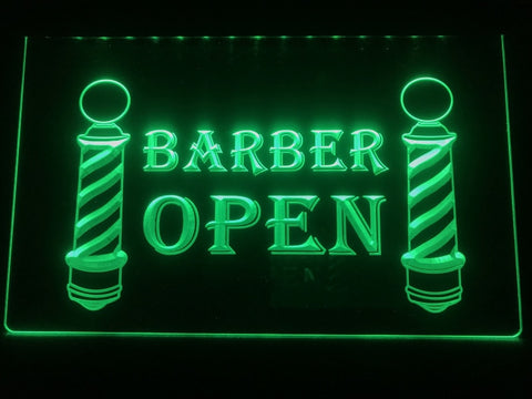 Image of Barbershop Open Illuminated Sign