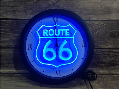 Route 66 Bluetooth Controlled Wall Clock