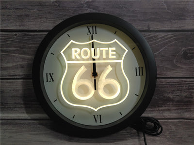 Route 66 Bluetooth Controlled Wall Clock