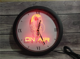 On Air Headset Bluetooth Controlled Wall Clock