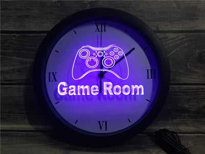 Game Room Bluetooth Controlled Wall Clock