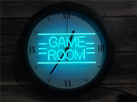 Retro Game Room Bluetooth Controlled Wall Clock