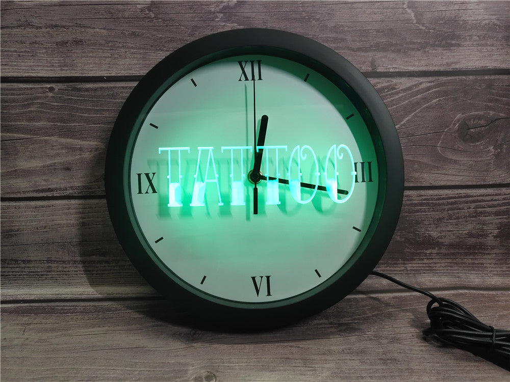 Tattoo Shop Bluetooth Controlled Wall Clock