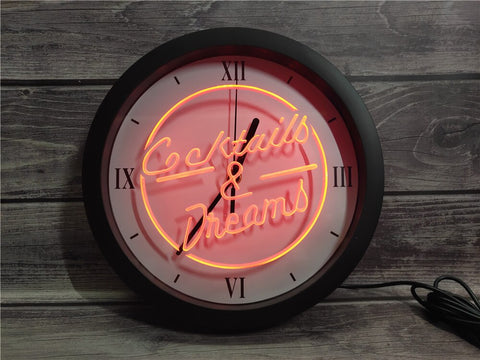 Image of Cocktails & Dreams Bluetooth Controlled Wall Clock