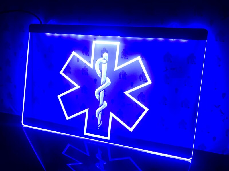 Medical Services Illuminated Sign