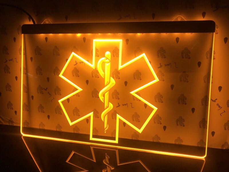 Medical Services Illuminated Sign
