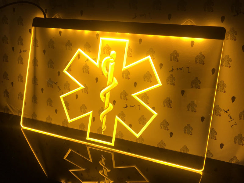 Medical Services Illuminated Sign