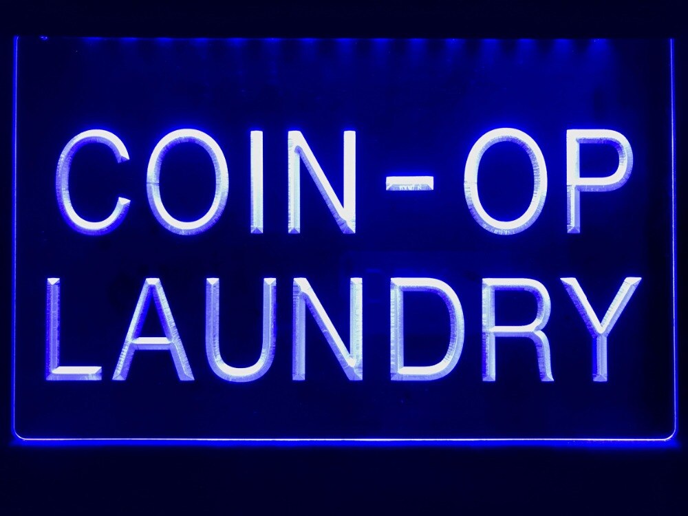 Coin-op Laundry Illuminated Sign