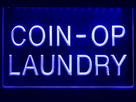 Coin-op Laundry Illuminated Sign