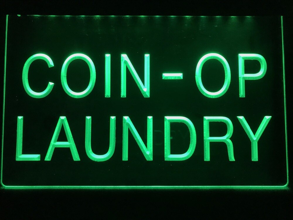 Coin-op Laundry Illuminated Sign