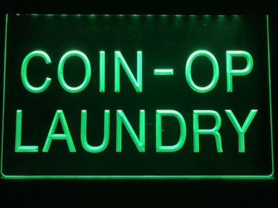 Coin-op Laundry Illuminated Sign