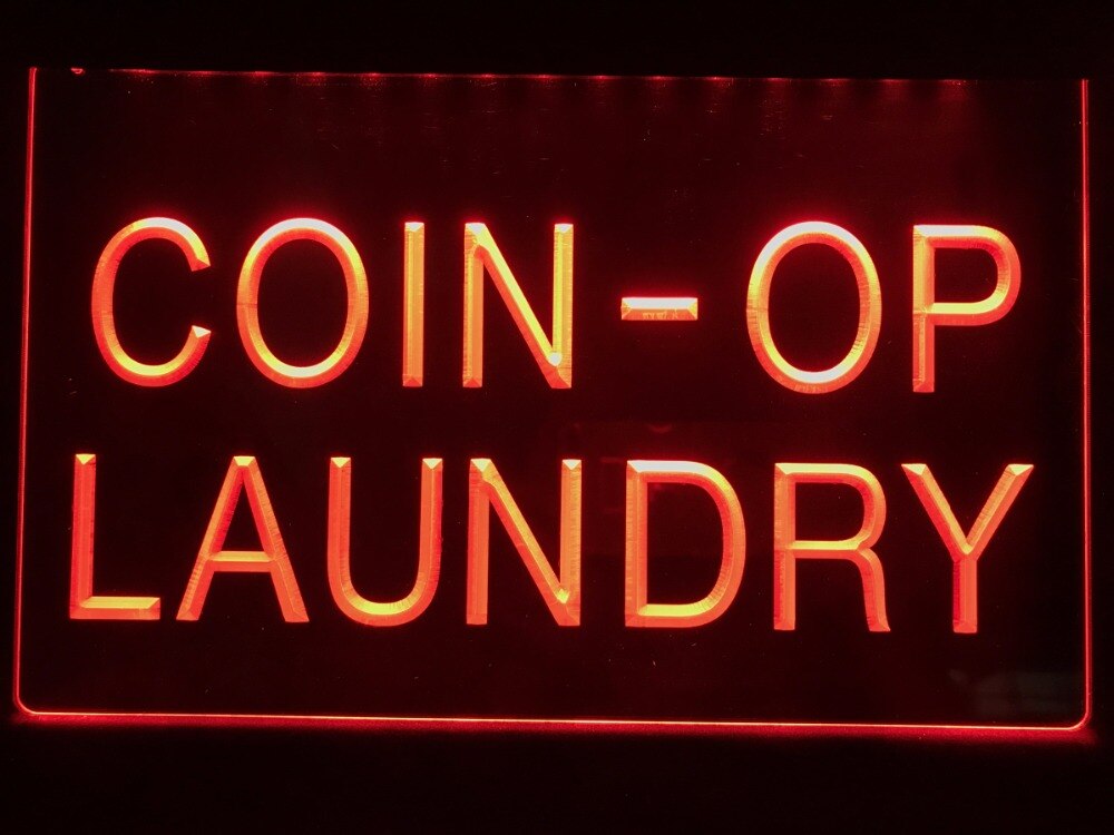 Coin-op Laundry Illuminated Sign