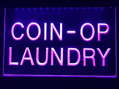 Coin-op Laundry Illuminated Sign