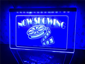 Now Showing Movie Illuminated Sign
