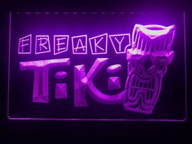 Freaky Tiki Bar Illuminated LED Sign