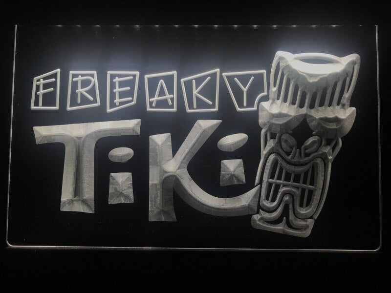 Freaky Tiki Bar Illuminated LED Sign