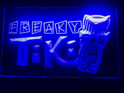 Freaky Tiki Bar Illuminated LED Sign