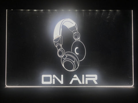 Image of On Air Headphones Illuminated Sign