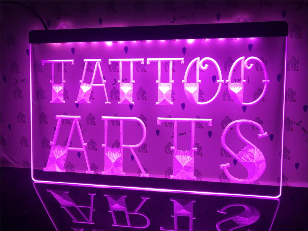 Tattoo Arts Illumianted Sign