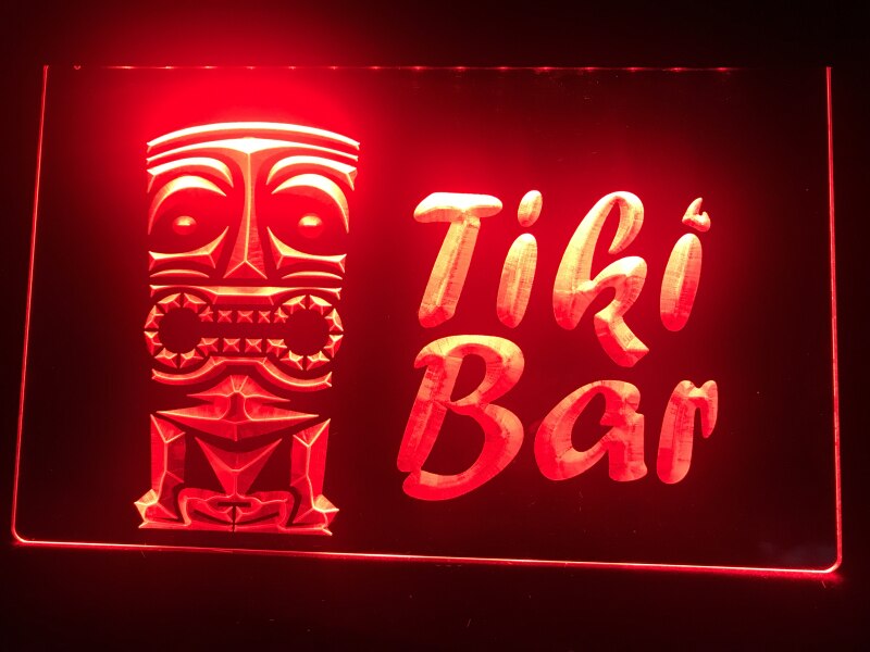 Tiki Bar Illuminated Sign