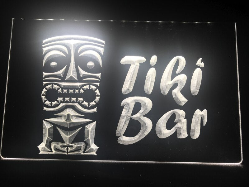 Tiki Bar Illuminated Sign