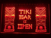 Tiki Bar is Open Illuminated Sign