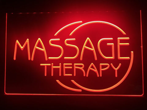 Image of Massage Therapy Illuminated Sign