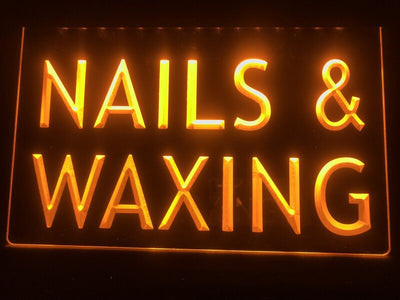 Nails & Waxing Beauty Salon Illuminated Sign