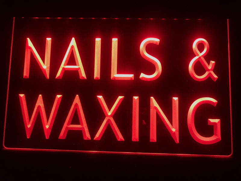 Nails & Waxing Beauty Salon Illuminated Sign