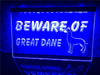 Beware of Great Dane Illuminated Sign