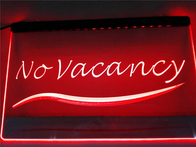 No Vacancy Illuminated Sign