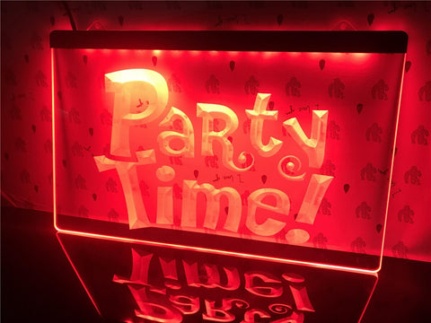 Image of Party Time Illuminated Sign