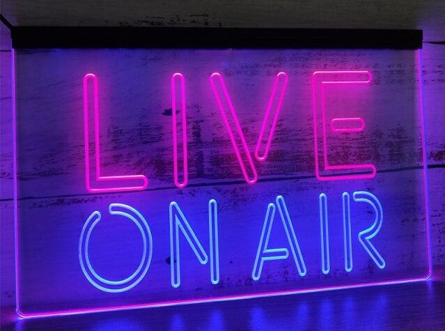 Live on Air Sign,live on Air Neon Sign,live on Air Led Sign,studio Neon  Sign,studio Led Sign,recording Studio Sign,recording Neon Sign 