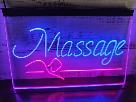 Image of Massage Therapy Two Tone Illuminated Sign
