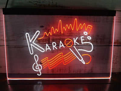 Karaoke Two Tone Illuminated Sign