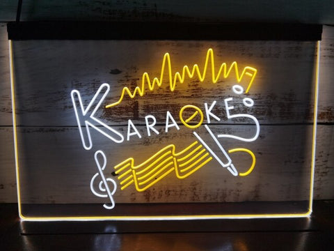 Image of Karaoke Two Tone Illuminated Sign