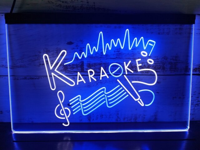 Karaoke Two Tone Illuminated Sign