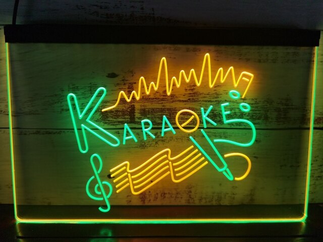 KARAOKE BAR ネオンサイン Amazon | JOMOBUTY BARネオンサイン LED バーネオンライト店看板