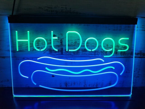 Image of Hot Dogs Two Tone Illuminated Sign