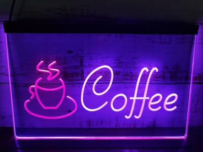 Coffee Shop Two Tone Illuminated Sign