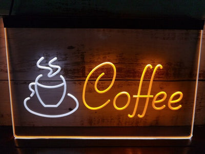 Coffee Shop Two Tone Illuminated Sign