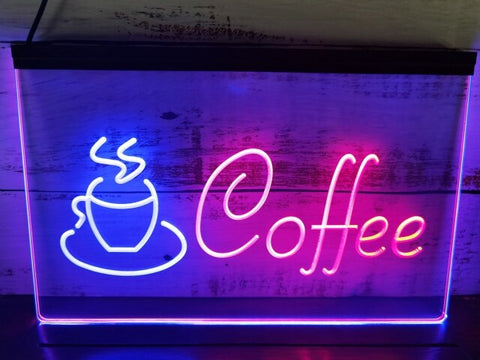 Coffee Shop Two Tone Illuminated Sign